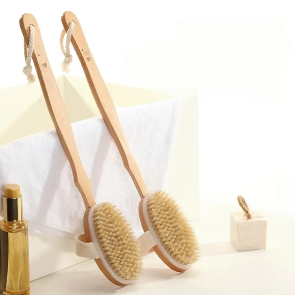 Body Exfoliating Long Handle Shower Brush