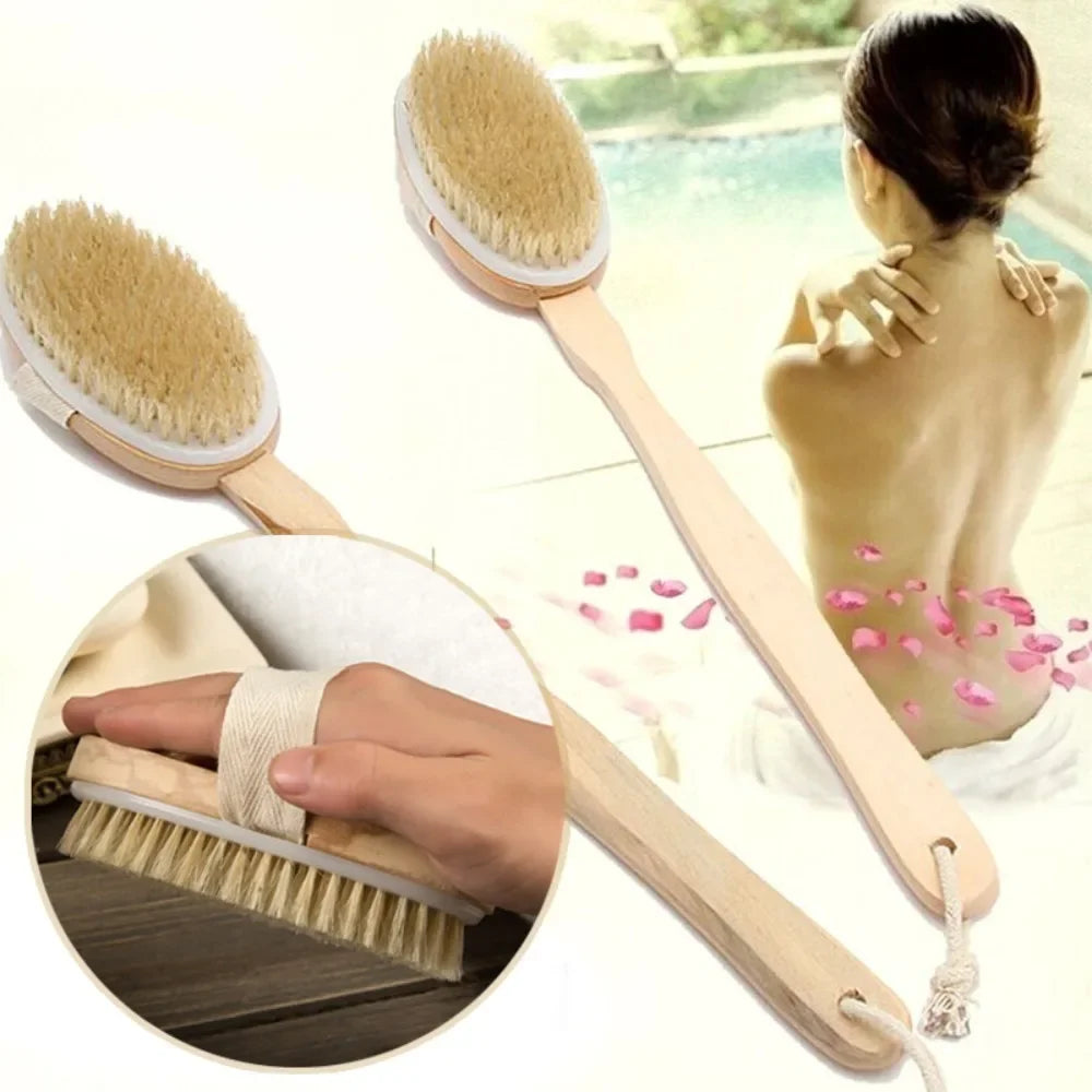 Body Exfoliating Long Handle Shower Brush