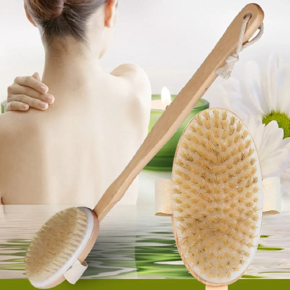 Body Exfoliating Long Handle Shower Brush